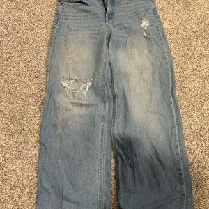 Old Navy Light Blue Wide Leg Jeans